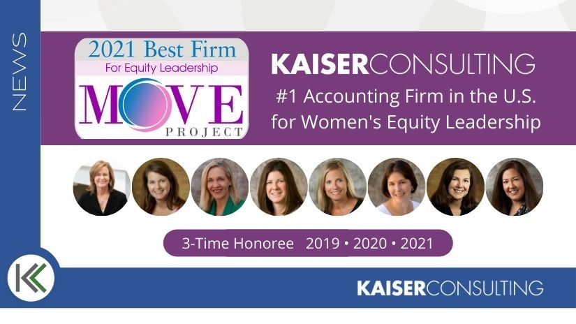 Kaiser Consulting Named #1 Accounting Firm for Women Leaders cover image