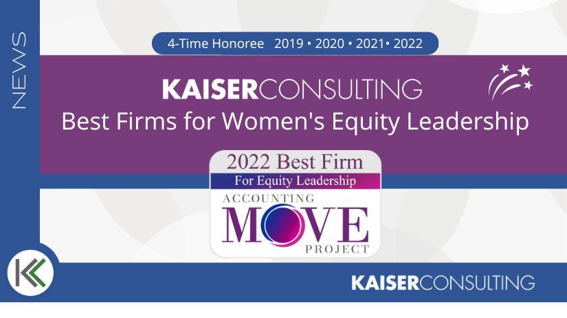 Kaiser Consulting is a Top Accounting Firm for Women Leaders cover image