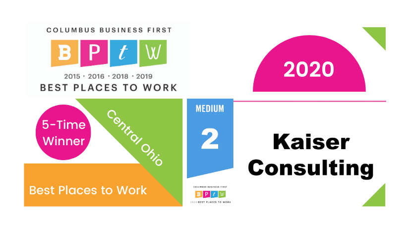 Kaiser Consulting Named a 2020 Best Places to Work in Central Ohio cover image