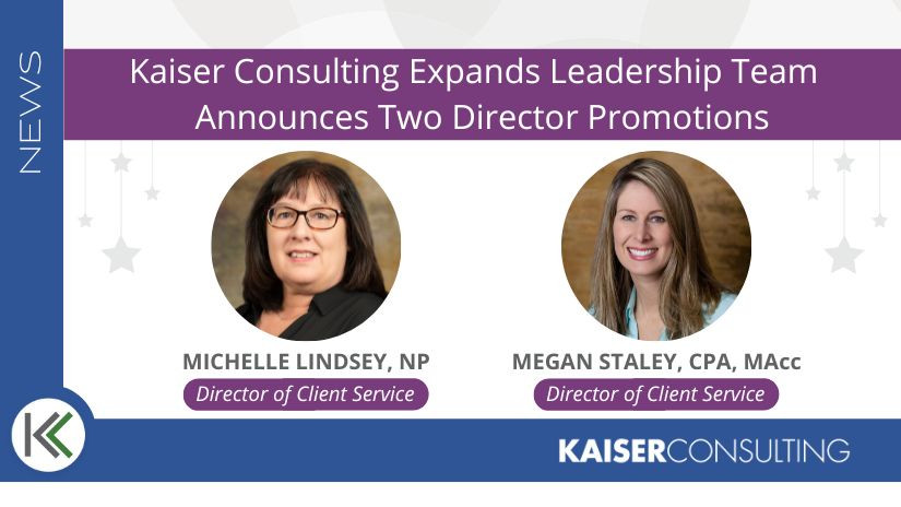Kaiser Consulting Announces New Director Promotions cover image
