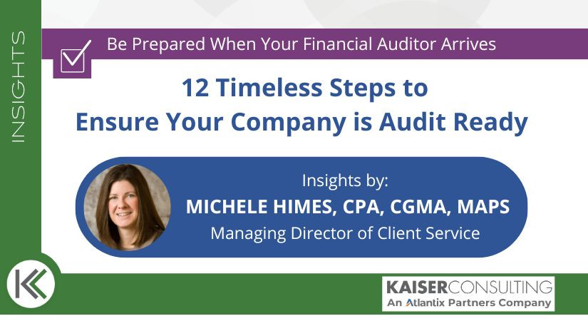 12 Steps to Ensure Your Company is Audit Ready cover image