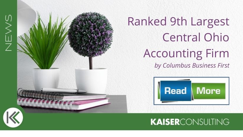 Kaiser Consulting is 9th Largest Central Ohio Accounting Firm cover image