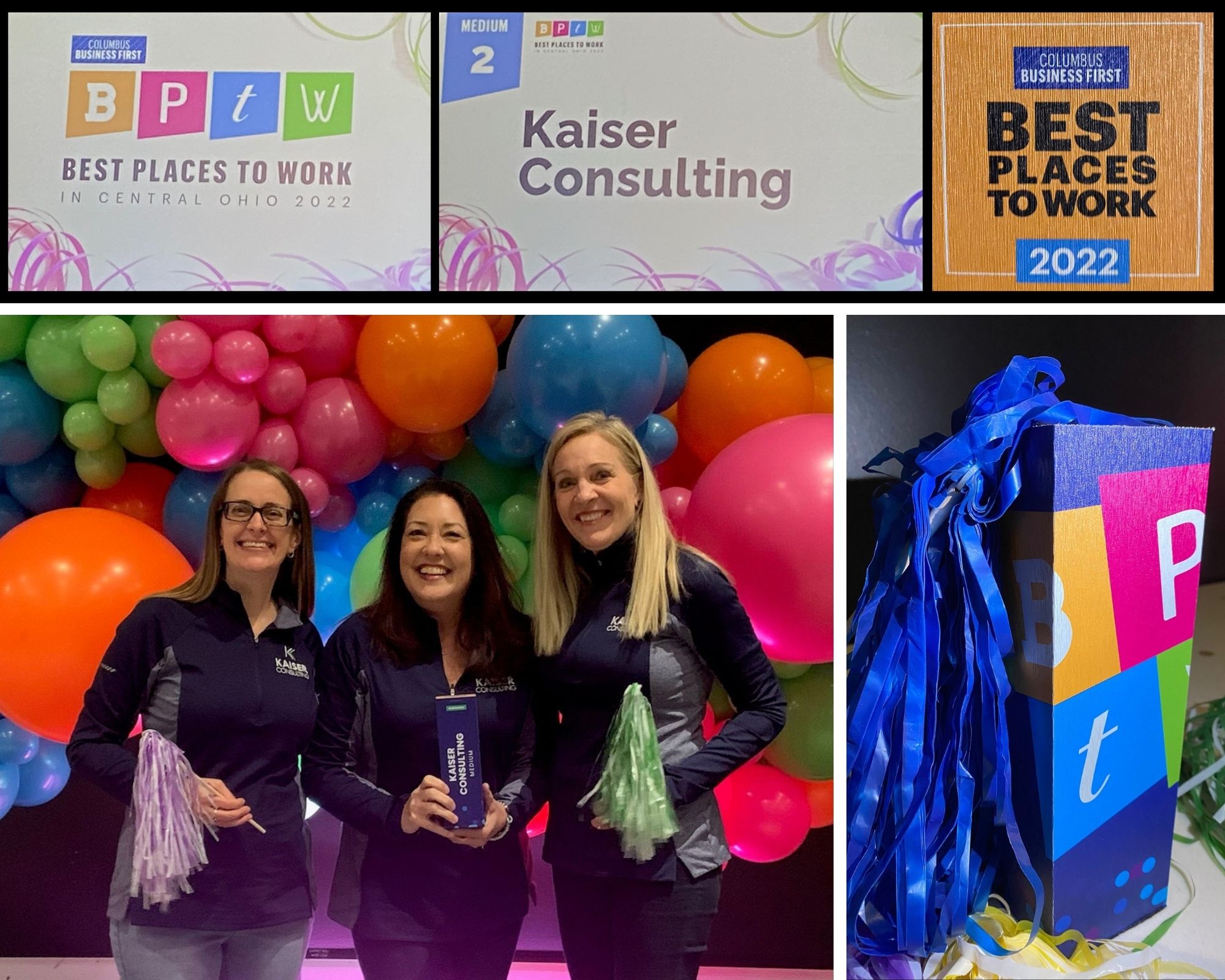 Kaiser Consulting Attending 2022 Best Places to Work Ceremony